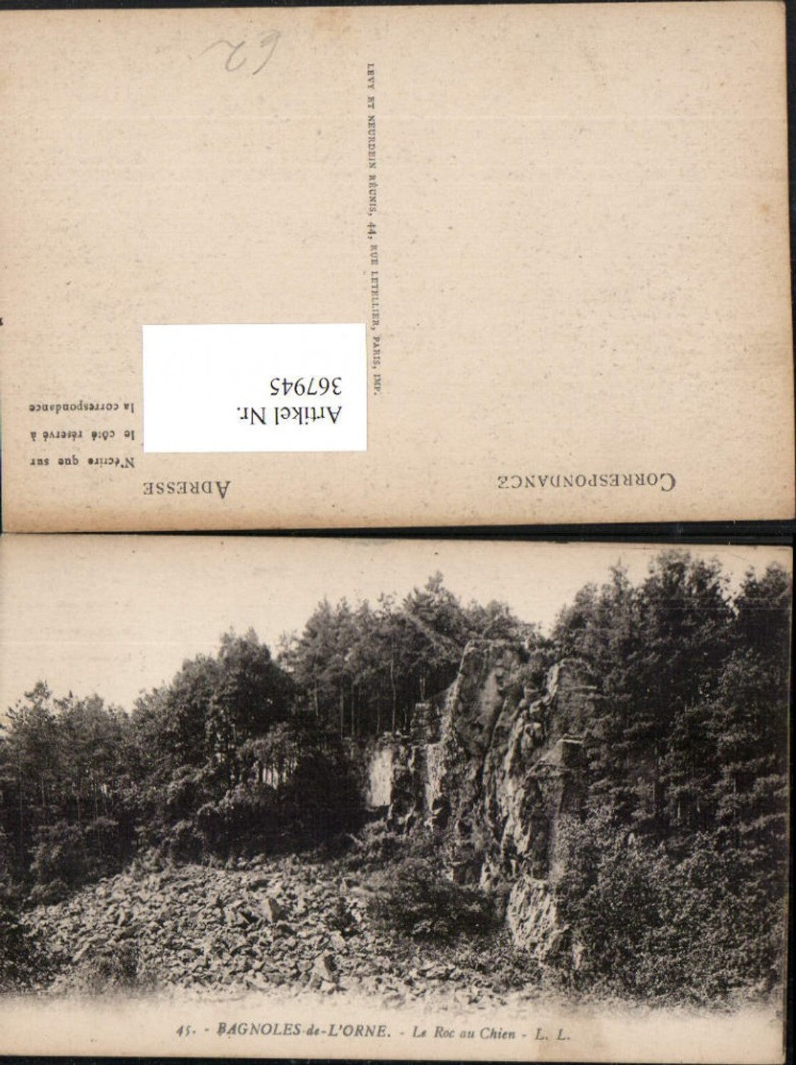 367945,Bassen-Normandie Orne Bagnoles-de-l'Orne Le Roc au Chien Felsen