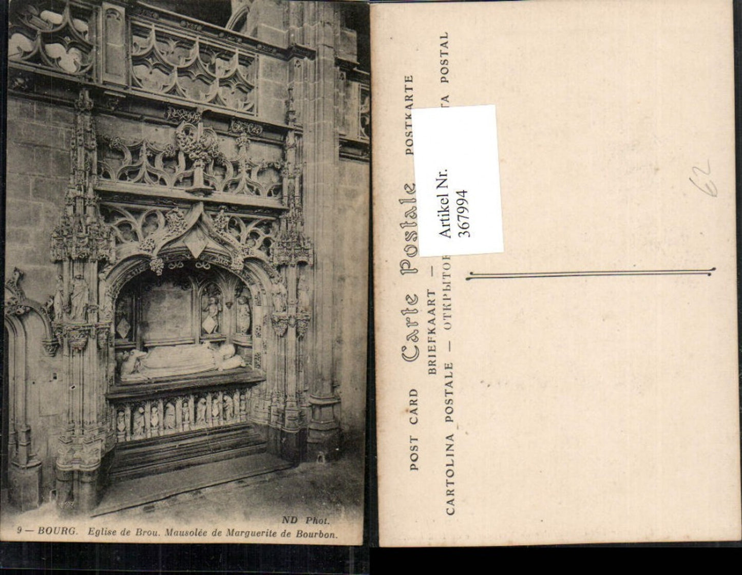 367994,Rhone-Alpes Ain Bourg-en-Bresse Eglise de Brou Mausolee Marguerite Bourbon Mausoleum