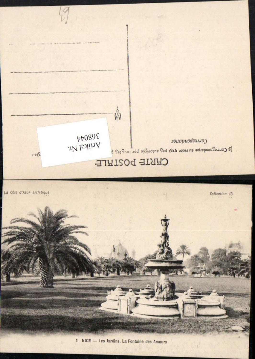 368044,Provence-Alpes-Cote-Azur Alpes-Maritimes Nice Nizza Jardins Fontaine des Amours Brunnen