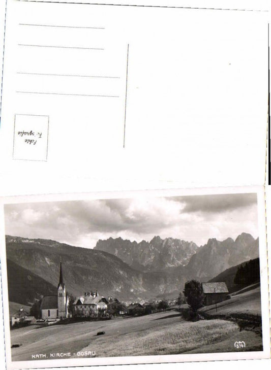 66767,Gosau Ortsansicht 1940