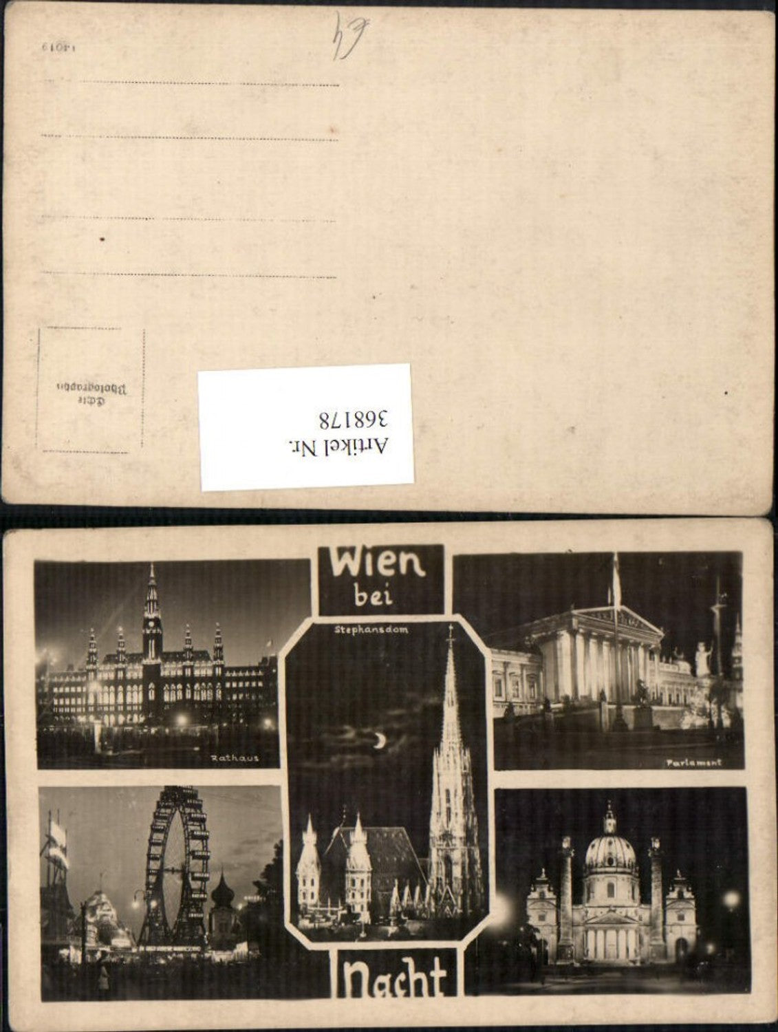 Alte Ansichtskarte – Old Postcard