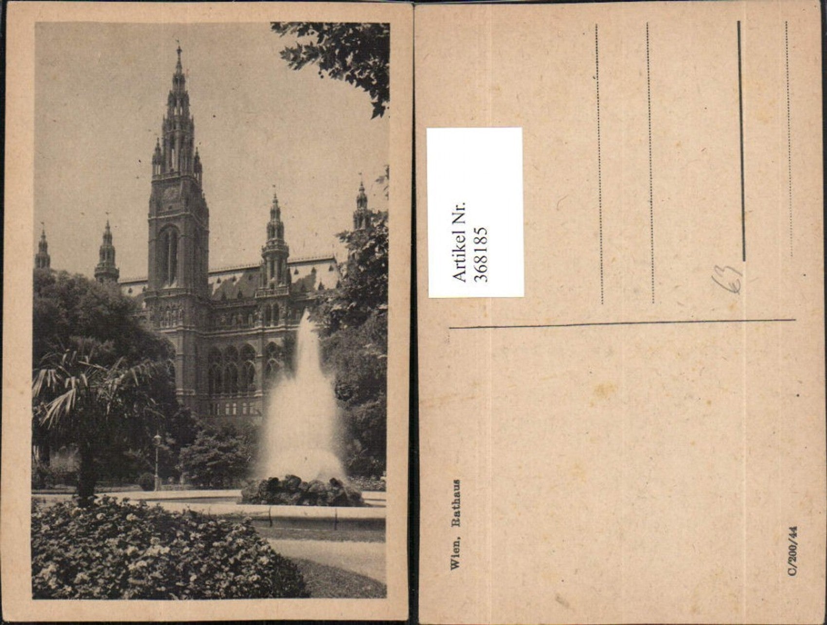Alte Ansichtskarte – Old Postcard