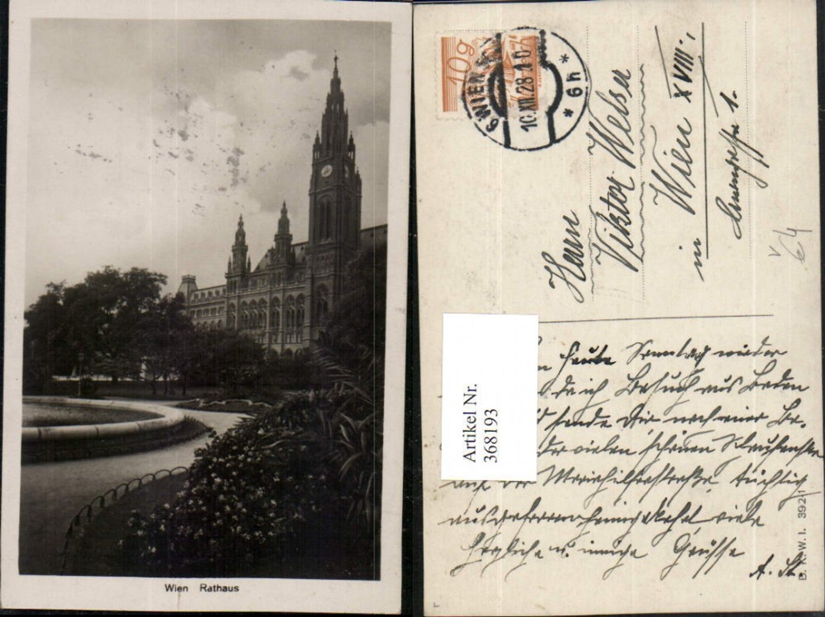 Alte Ansichtskarte – Old Postcard
