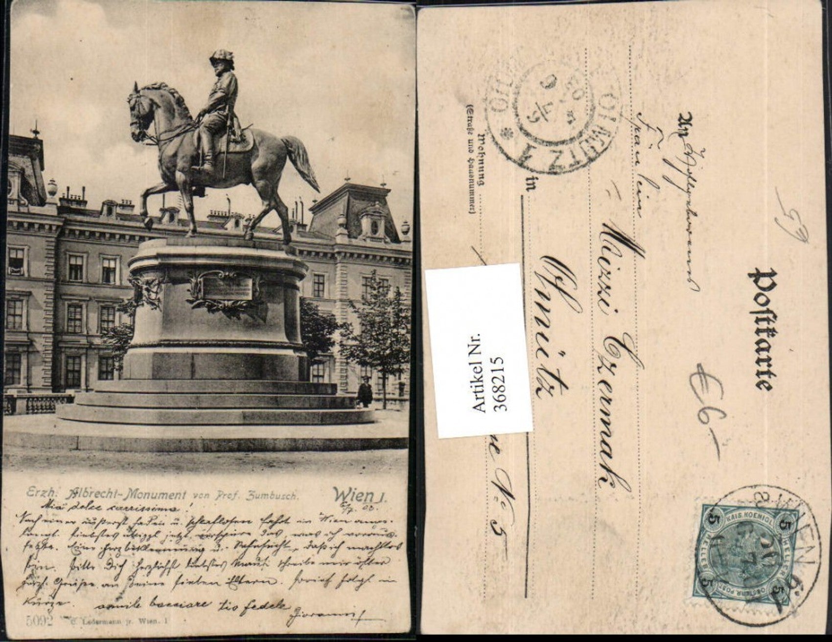 Alte Ansichtskarte – Old Postcard