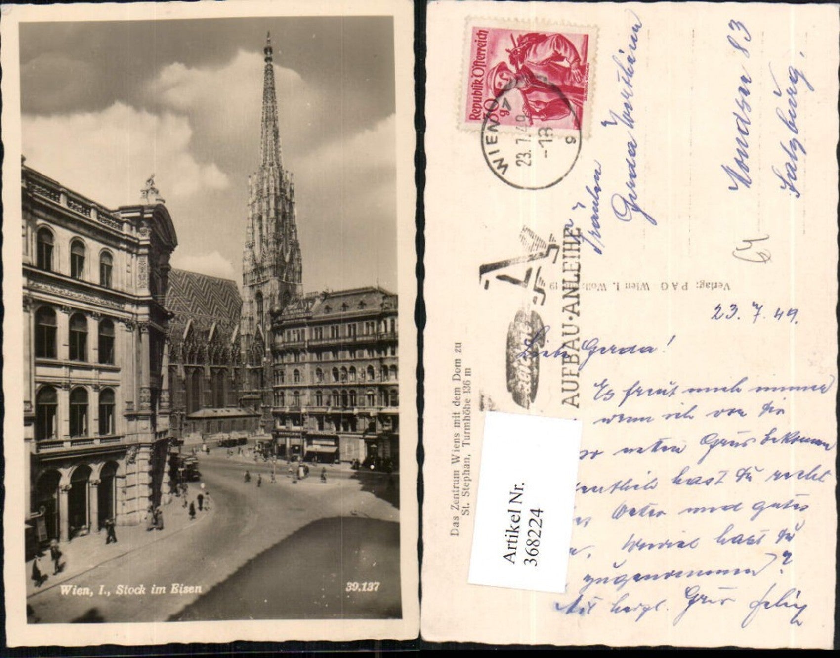 Alte Ansichtskarte – Old Postcard