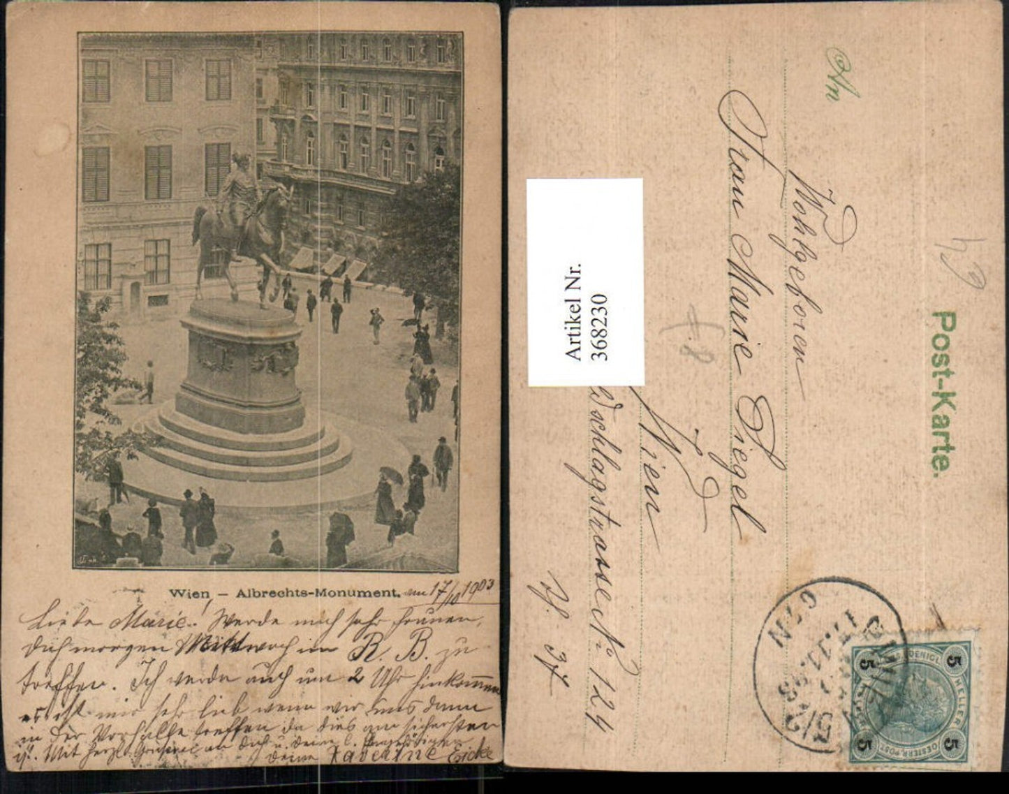 Alte Ansichtskarte – Old Postcard