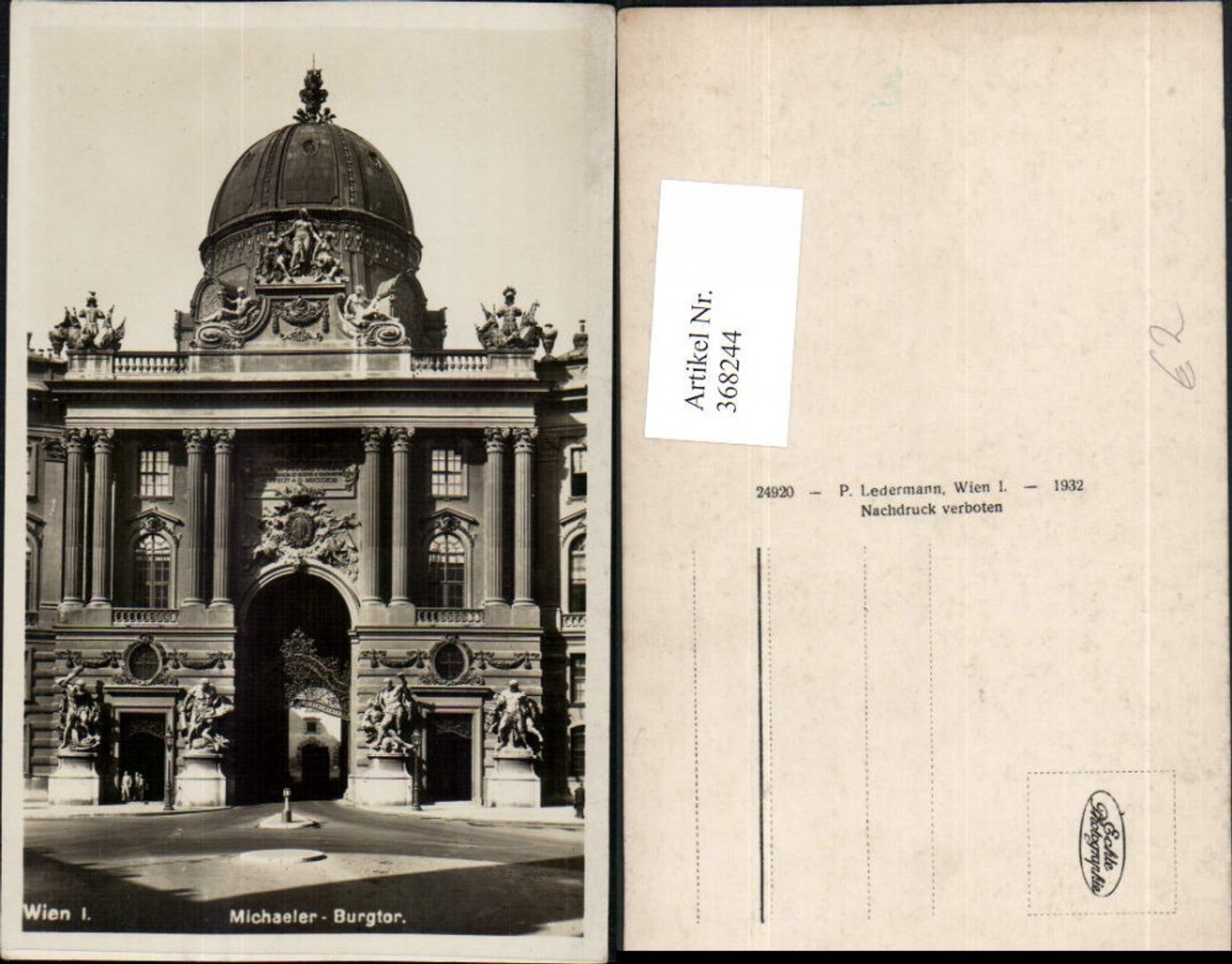 Alte Ansichtskarte – Old Postcard
