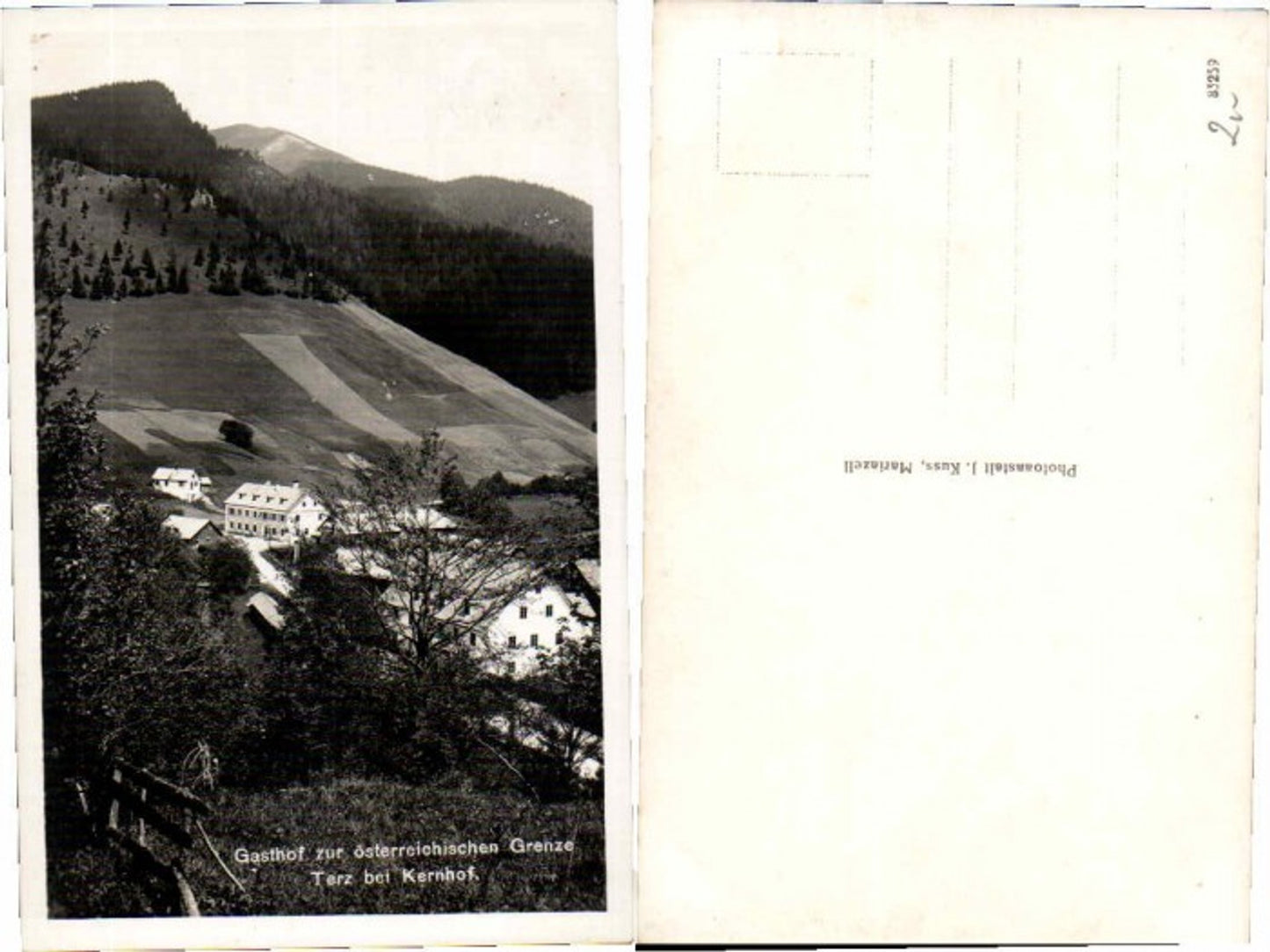 66934,Gasthaus Grenze Terz bei Kernhof