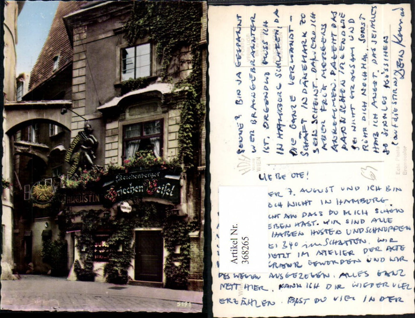 Alte Ansichtskarte – Old Postcard