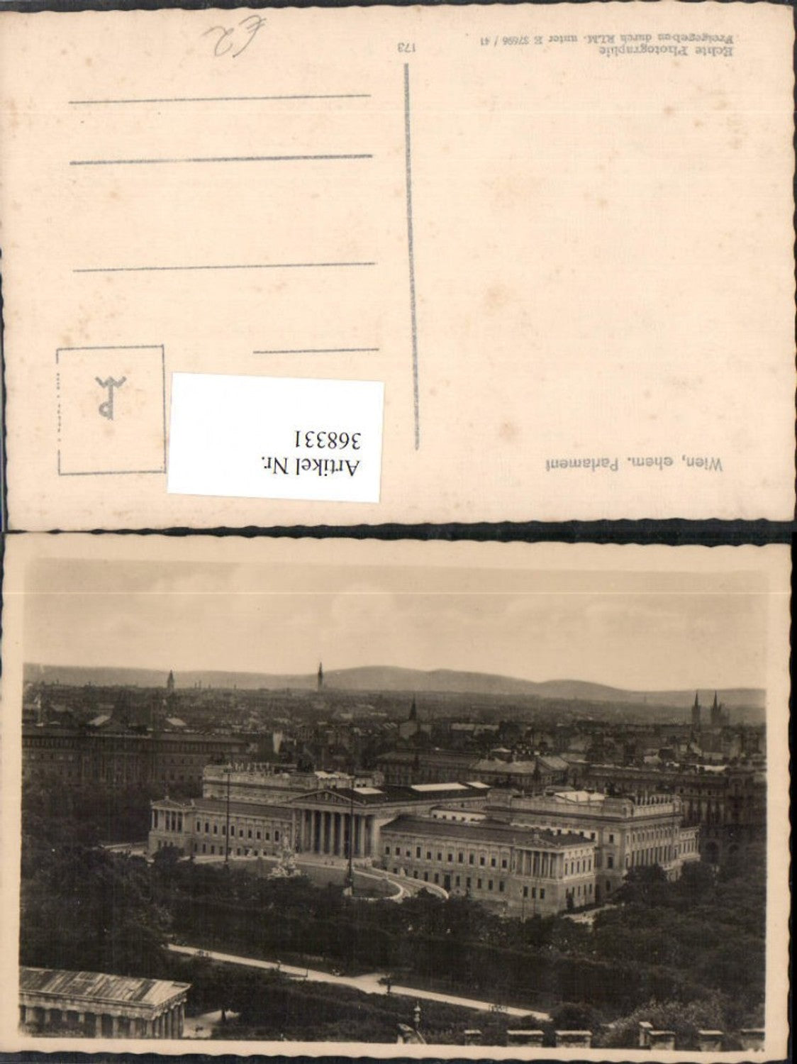 Alte Ansichtskarte – Old Postcard