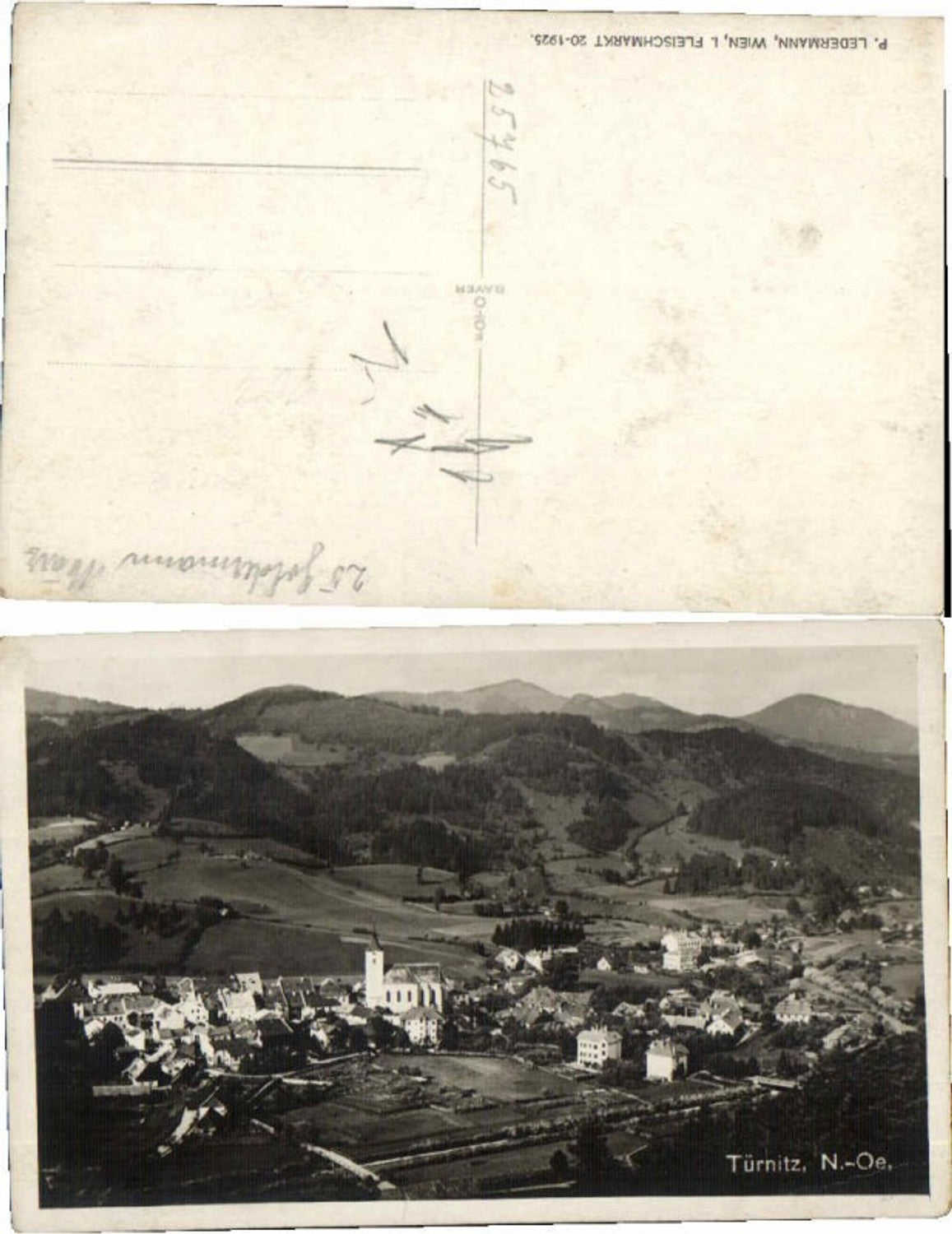 67104,Türnitz N.Ö Totale 1925