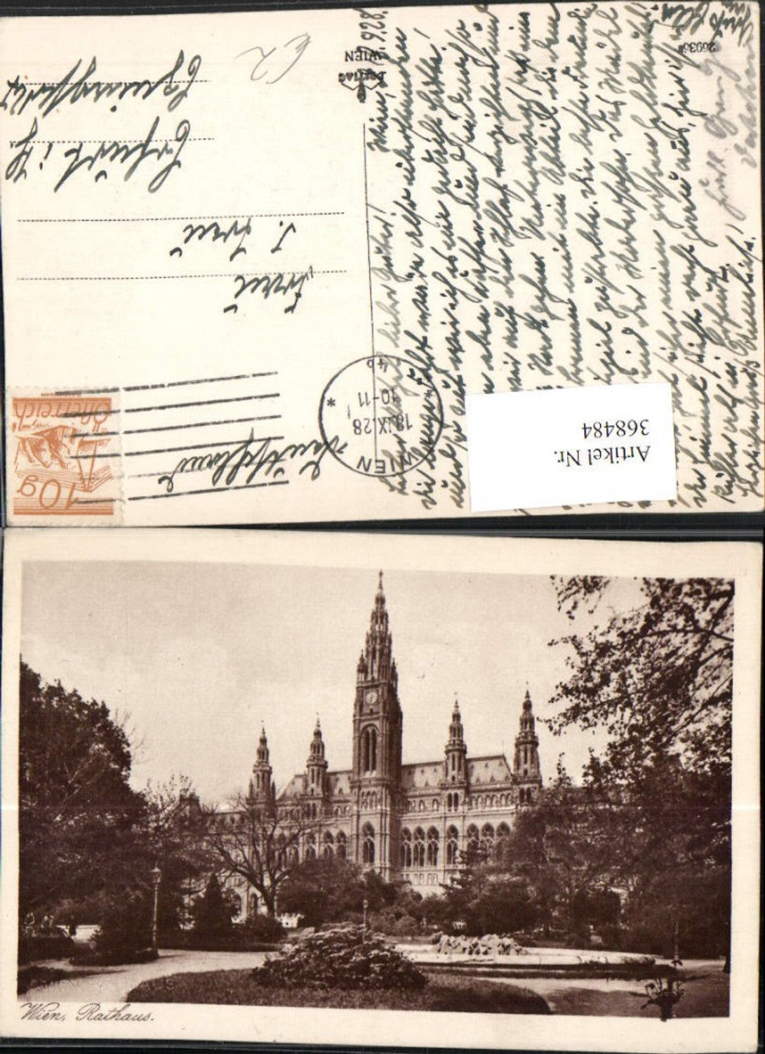 Alte Ansichtskarte – Old Postcard