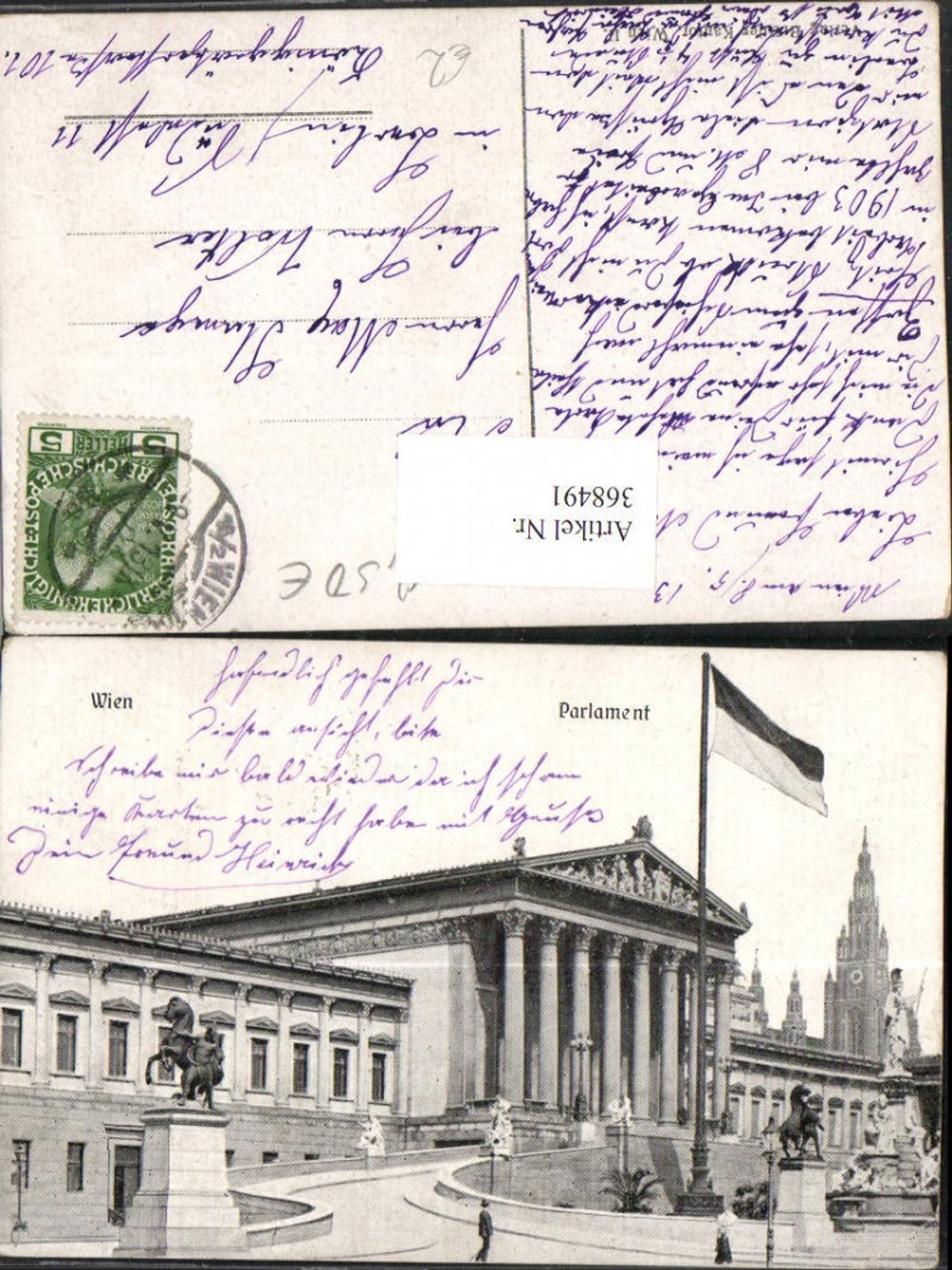 Alte Ansichtskarte – Old Postcard