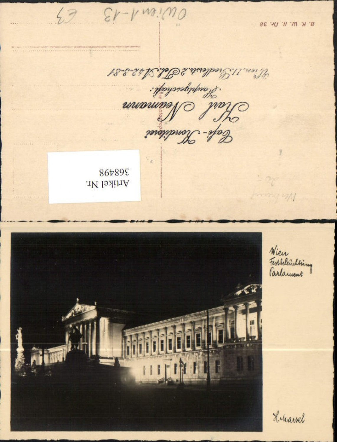 Alte Ansichtskarte – Old Postcard