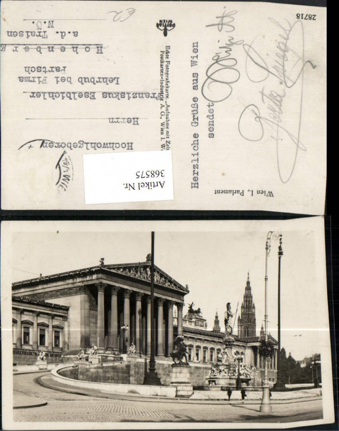 Alte Ansichtskarte – Old Postcard