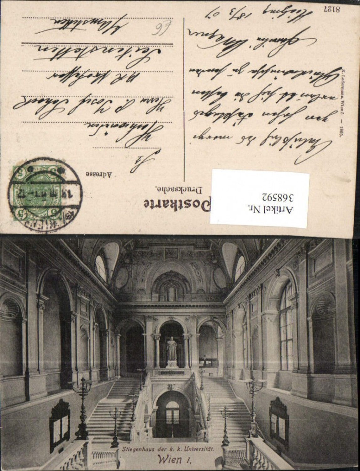 Alte Ansichtskarte – Old Postcard
