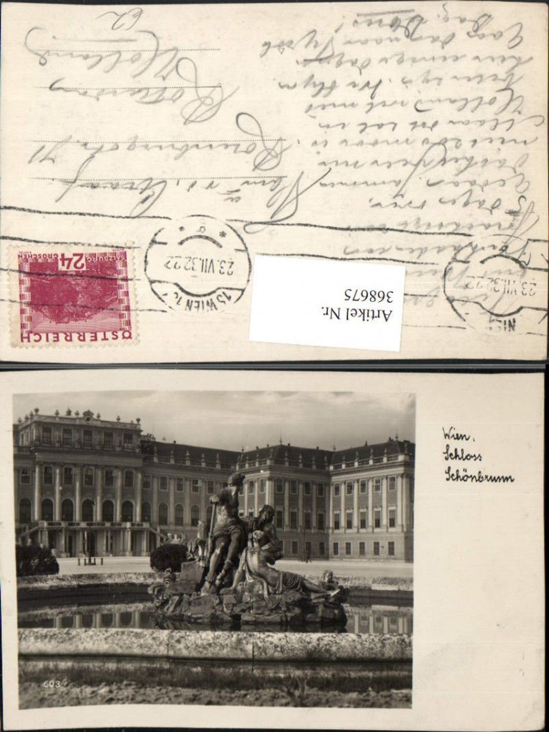 Alte Ansichtskarte – Old Postcard