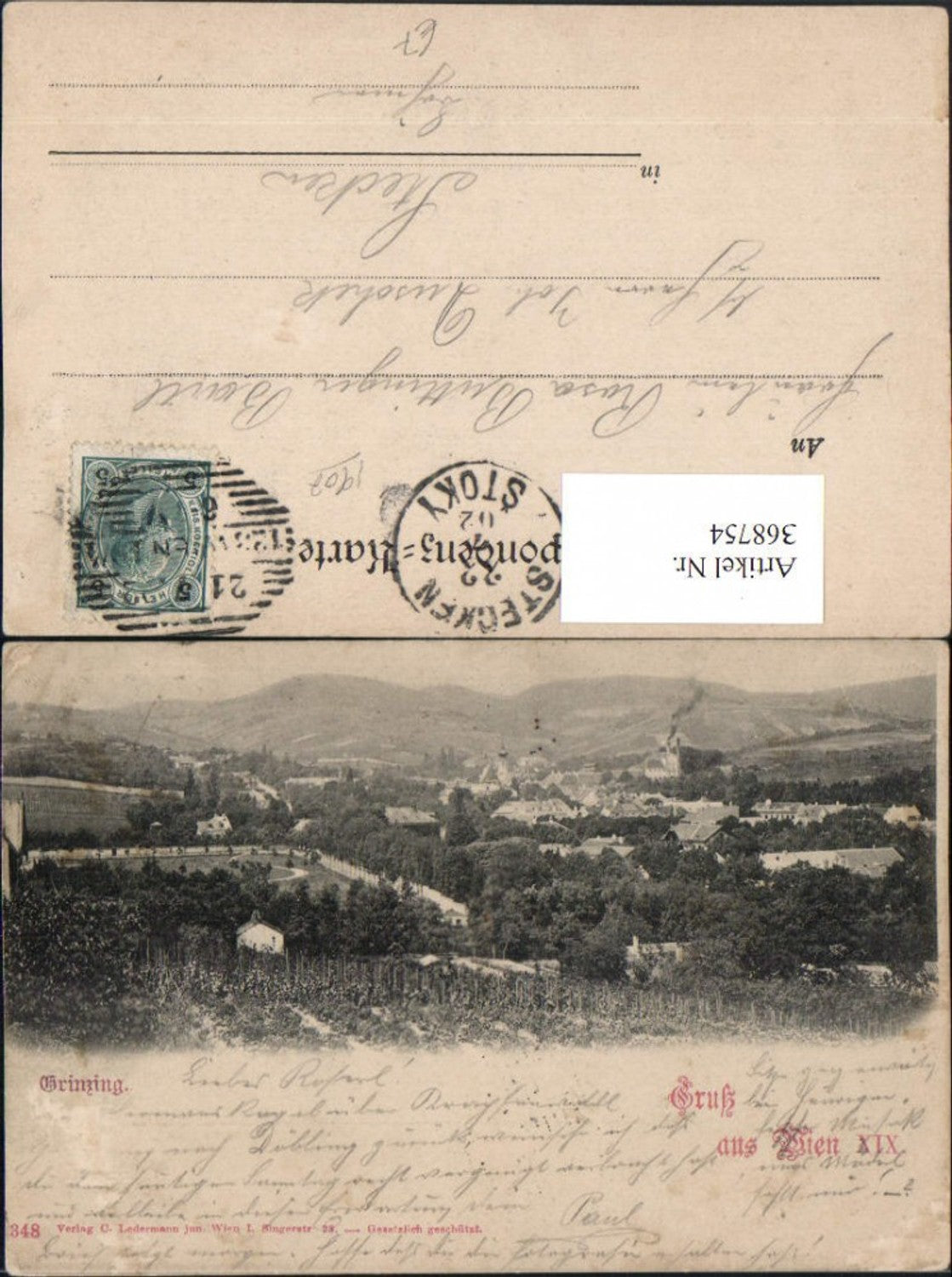 Alte Ansichtskarte – Old Postcard