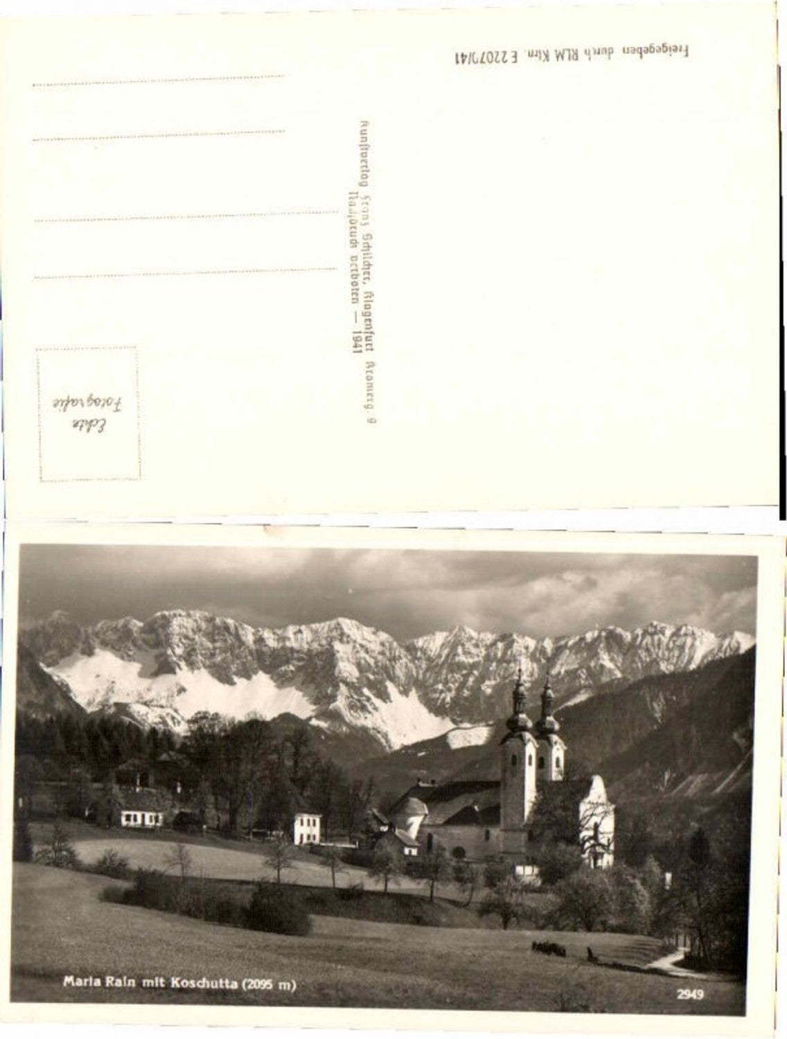 67565,Maria Rain mit Koschutta 1941