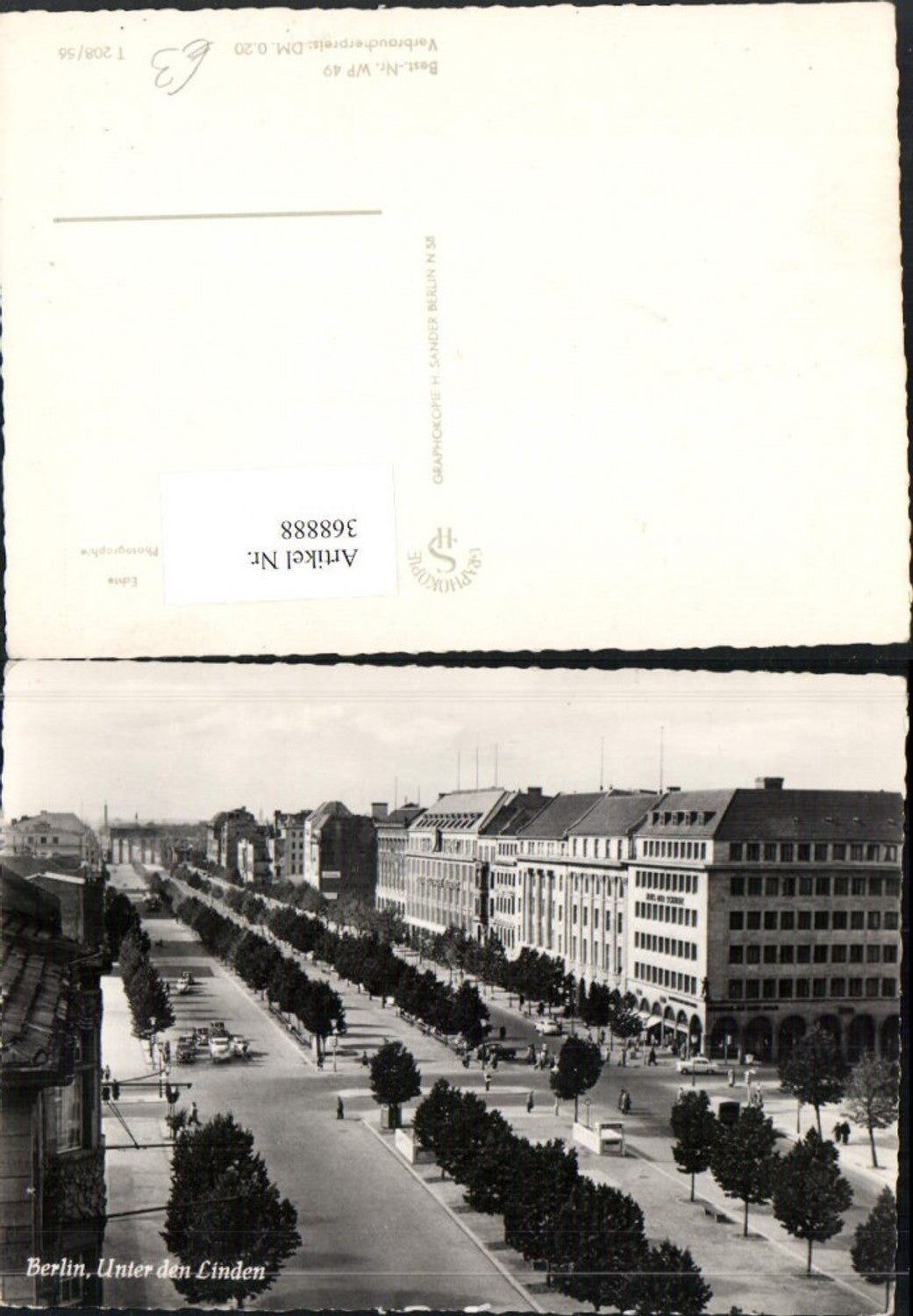 368888,Berlin Unter den Linden Straßenansicht