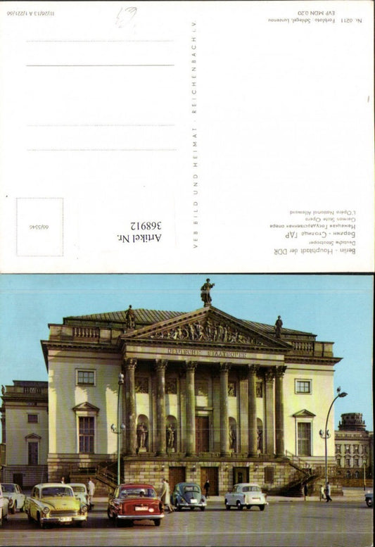 368912,Berlin Deutsche Staatsoper Oper pub VEB 66/5546