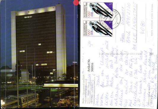 368916,Berlin Internationales Handelszentrum Hochhaus Gebäude Autobus Bus