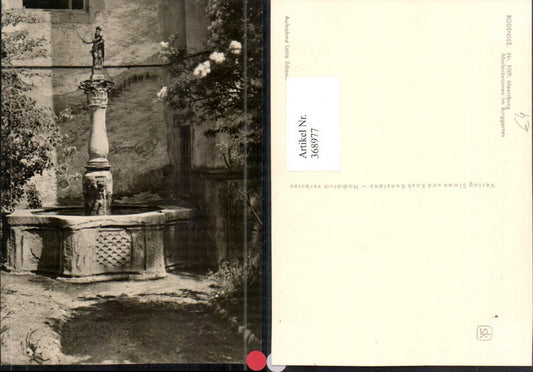 368977,Meersburg am Bodensee Marienbrunnen Brunnen im Burggarten