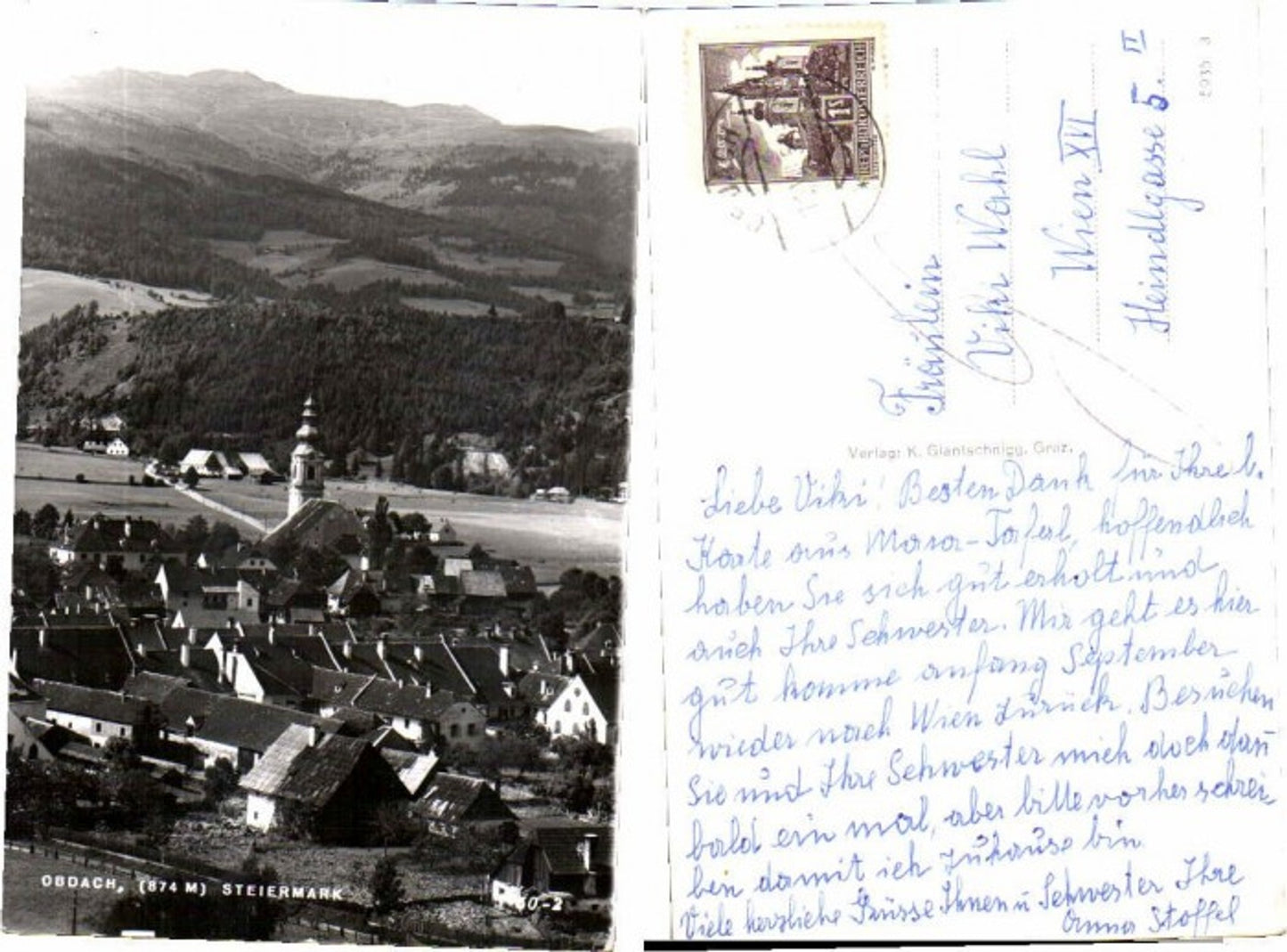 Alte Ansichtskarte – Old Postcard
