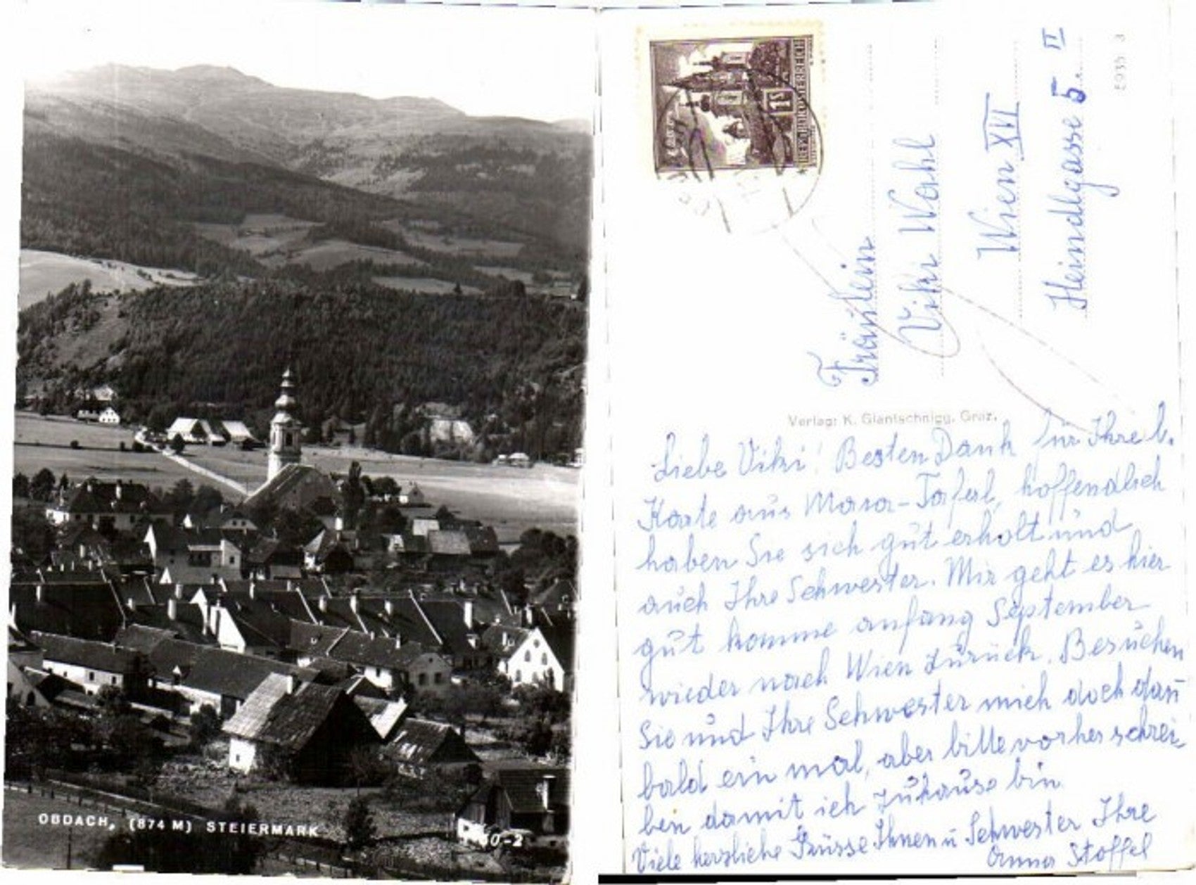 Alte Ansichtskarte – Old Postcard