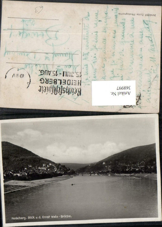 368997, Heidelberg partial view, view from the Ernst Walz Bridge