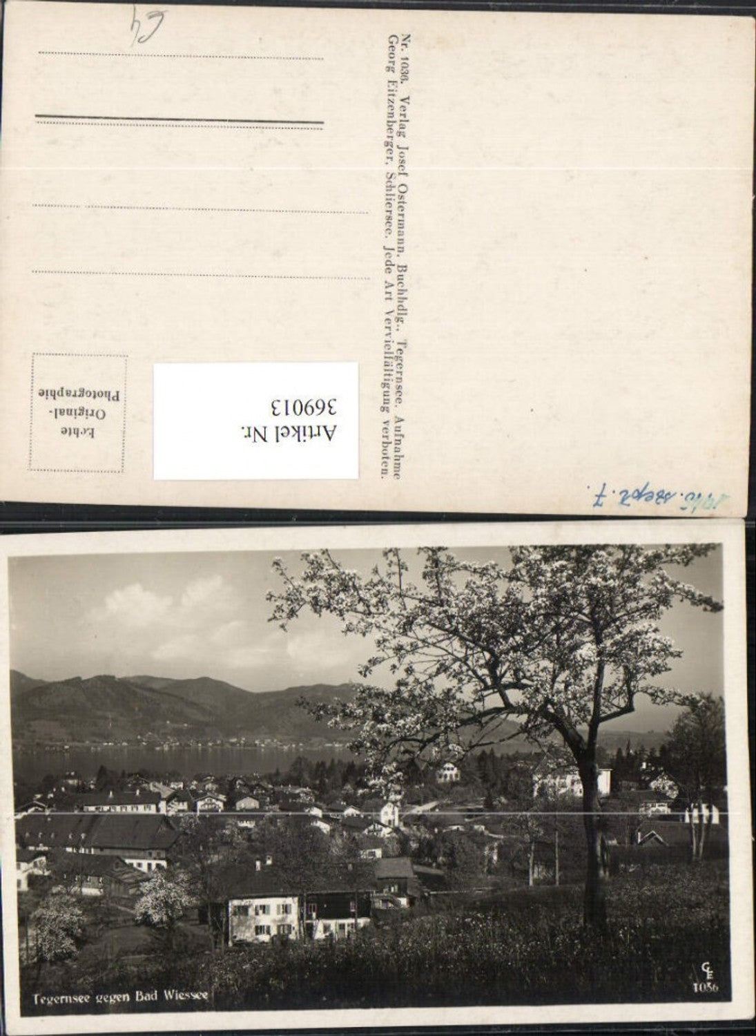 369013,Tegernsee Teilansicht geg. Bad Wiessee