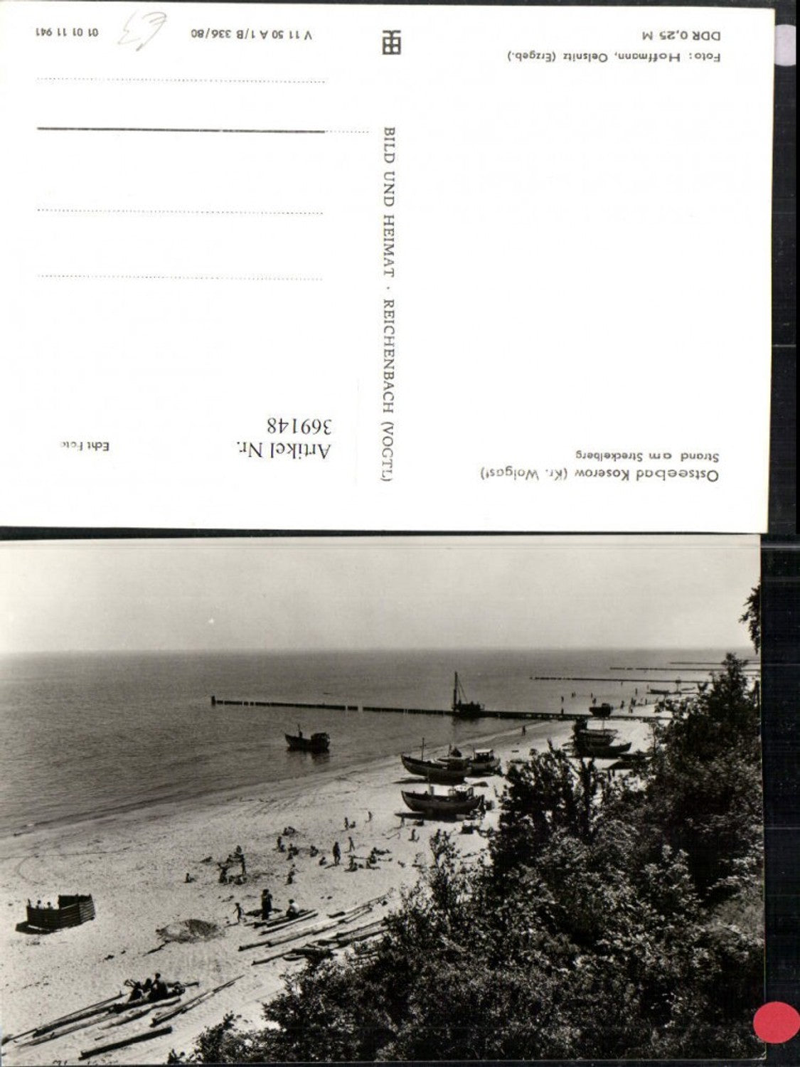 369148,Ostseebad Koserow Strand am Streckelberg Boote