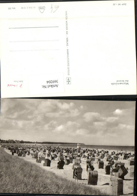 369204,Rostock Warnemünde Strand Strandleben Strandkörbe