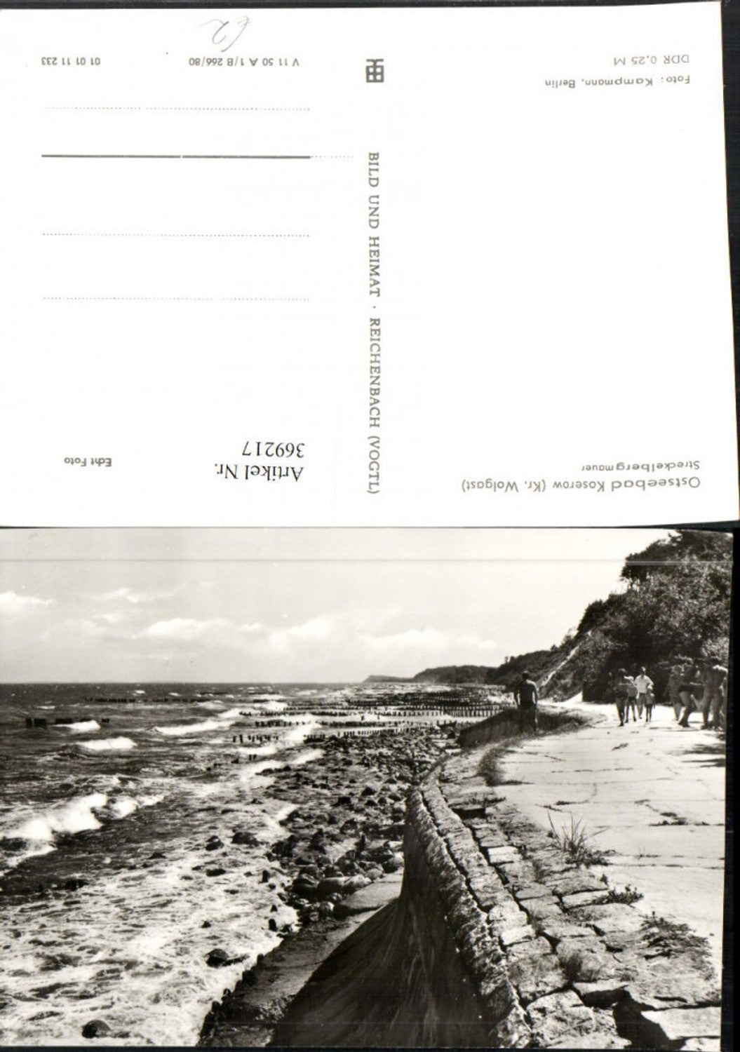 369217,Ostseebad Koserow Streckelbergmauer Küste