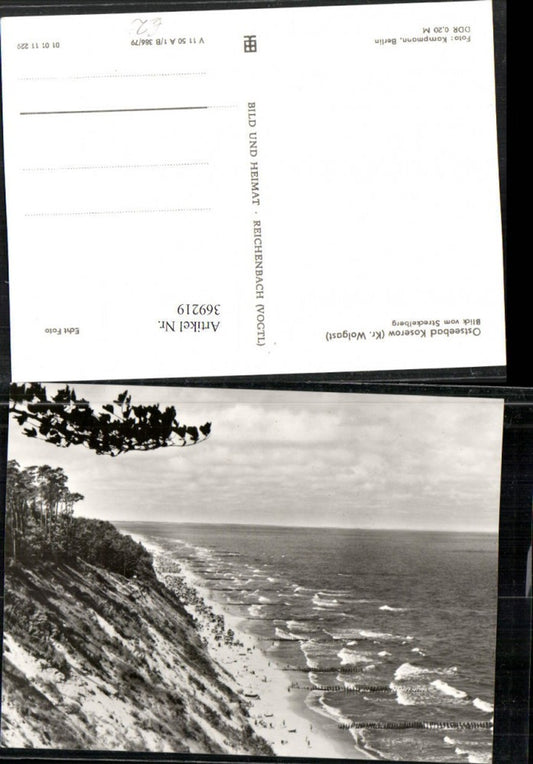 369219,Ostseebad Koserow Blick vom Streckelberg Strand