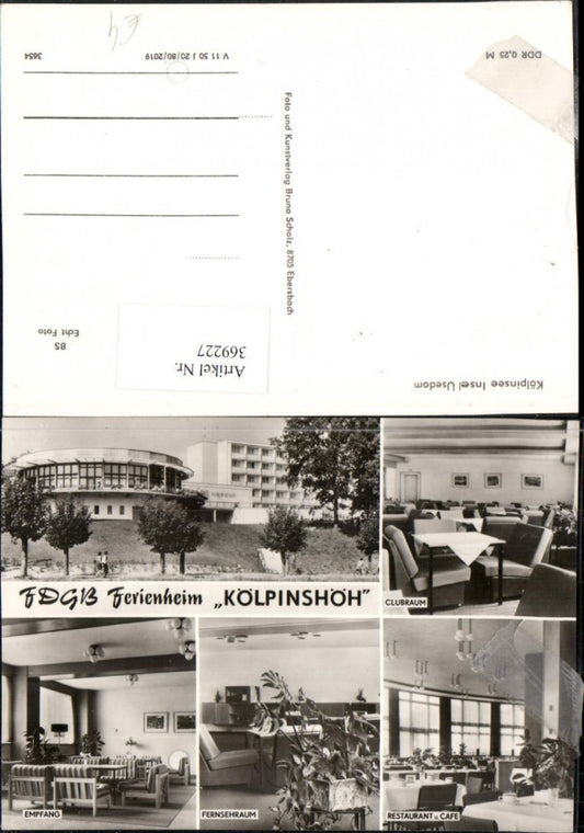 369227,Insel Usedom Kölpinsee Ferienheim Kölpinshöh Mehrbildkarte