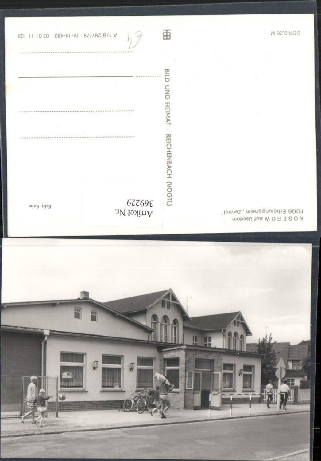 369229,Koserow auf Usedom Erholungsheim Zentral Fahrräder