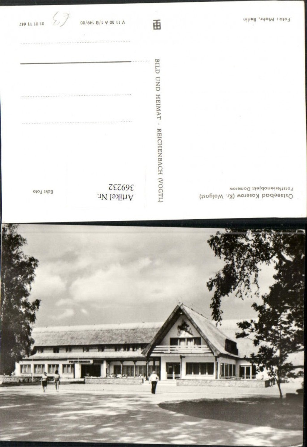 369232,Ostseebad Koserow Forstferienobjetk Damerow