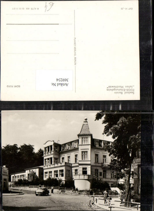 369234,Seebad Bansin Erholungsheim Julian Marchlewski