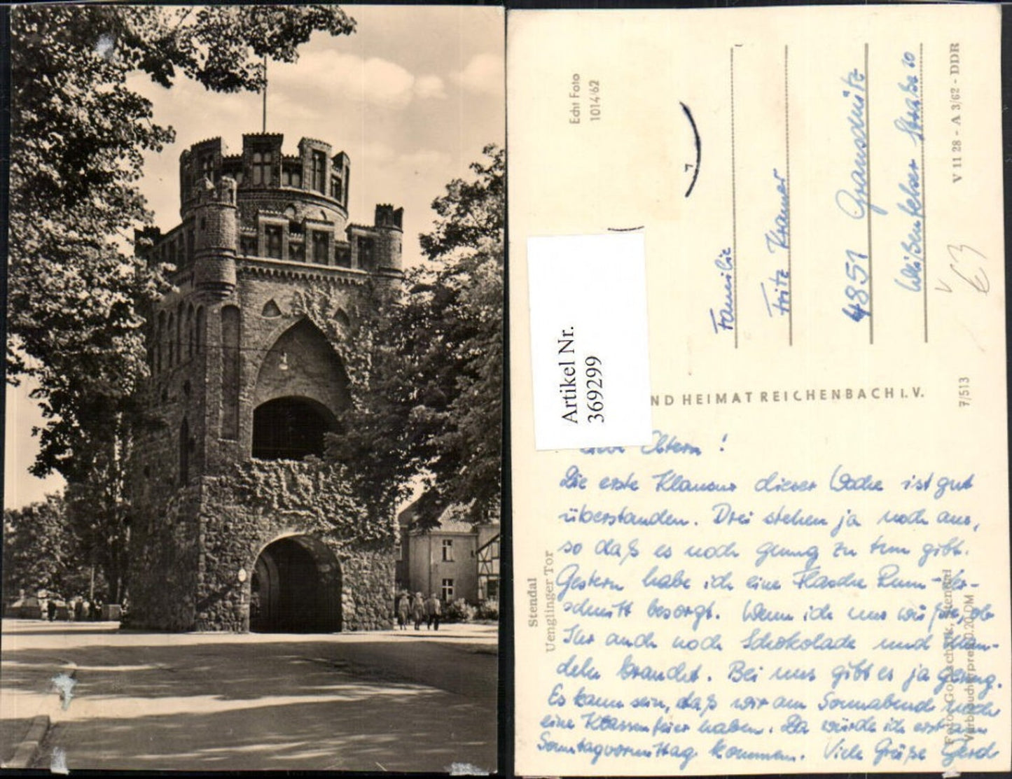 369299,Stendal Uenglinger Tor Turm pub VEB 7/513