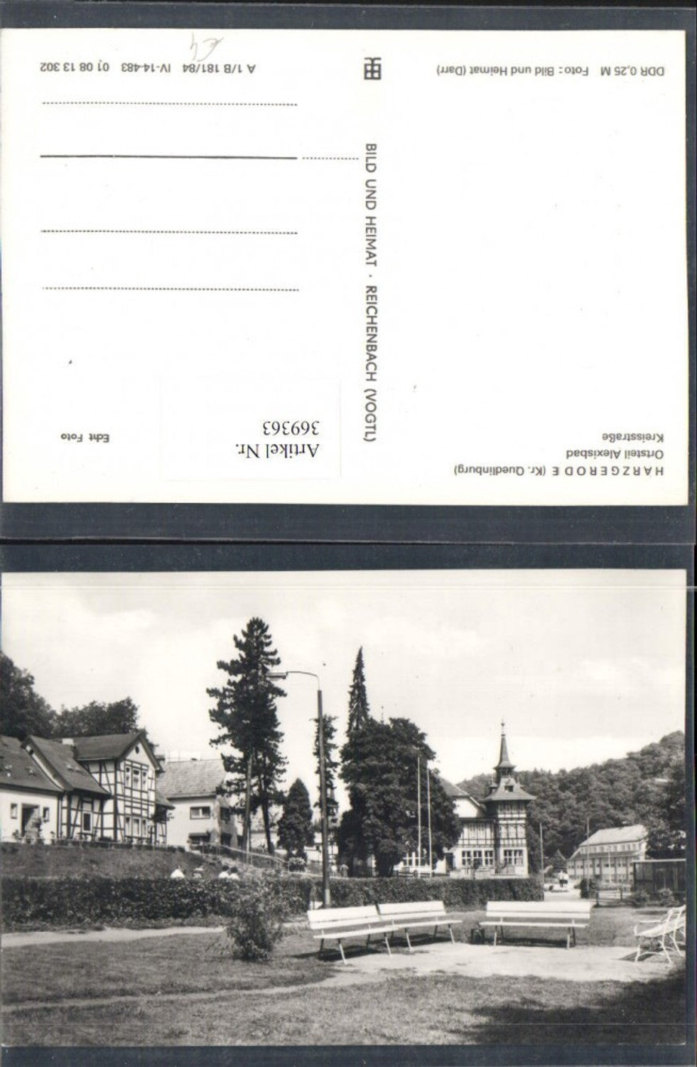 369363,Harzgerode Alexisbad Kreisstraße