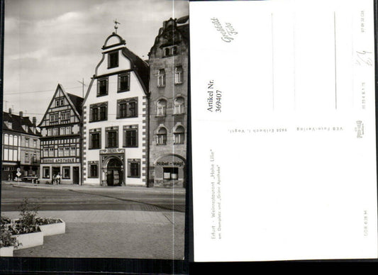369407, Erfurt Wine Restaurant Hohe Lilie Grüne Apotheke pub VEB
