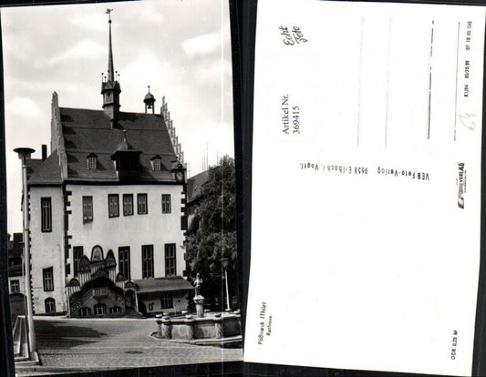 369415, Pößneck Town Hall Fountain