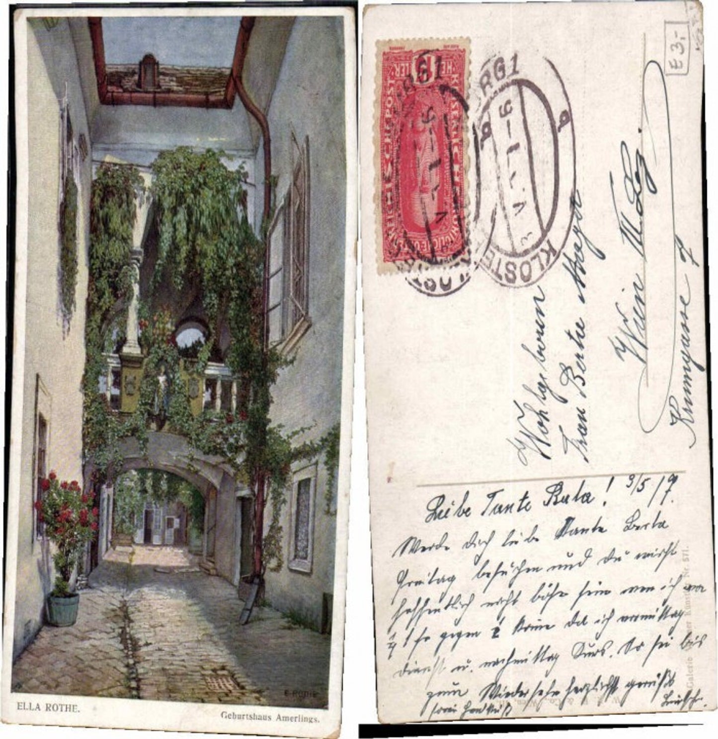 68132,Geburtshaus Amerling Ella Rothe sign.