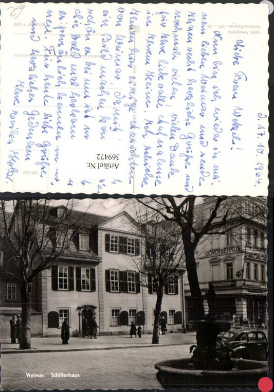 369472, Weimar Schiller House Fountain