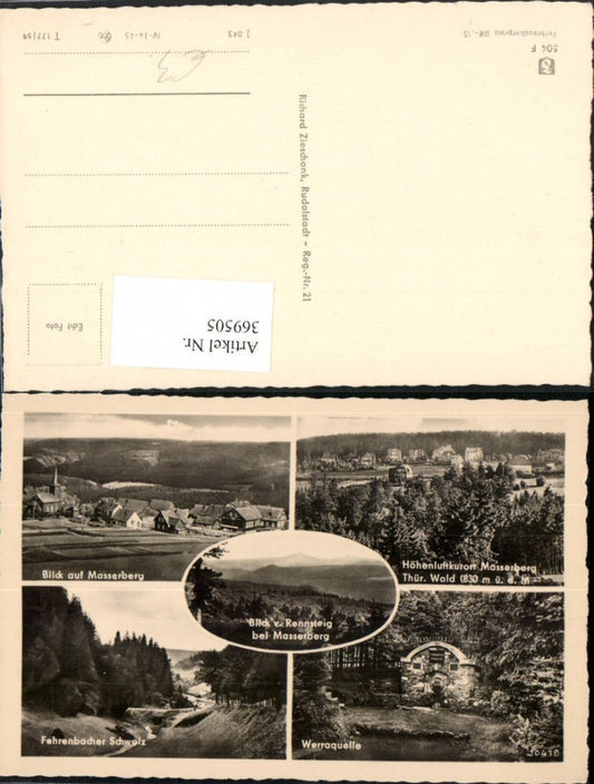 369505, Masserberg Totale Werraquelle Fehrenbacher Schweiz Multi-image map