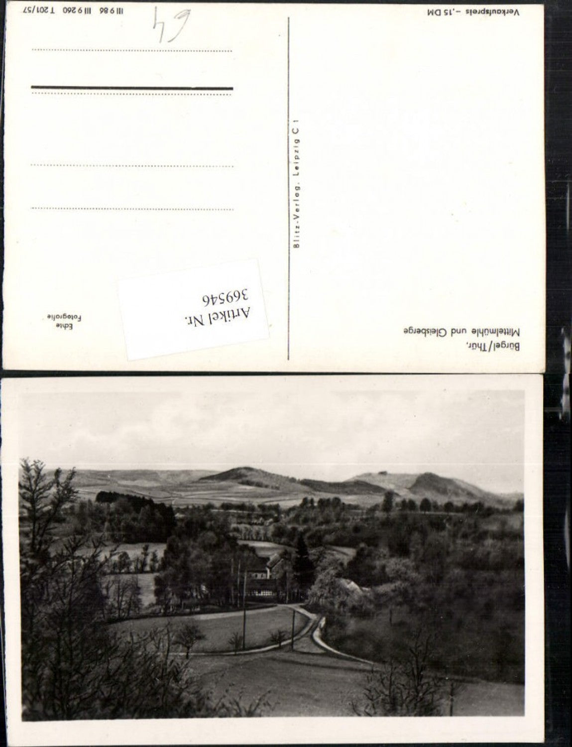 369546, Bürgel Mittelmühle and Gleisberge