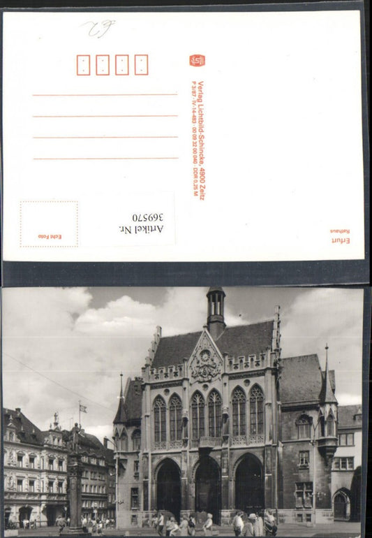 369570,Erfurt Rathaus Brunnen Säule
