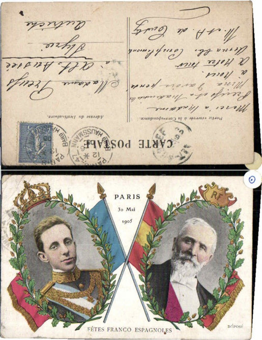 68297,Paris Frankreich kaiser Franco espagnoles