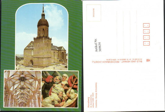 369634,Annaberg-Buchholz St. Annenkirche Kirche Figuren Mehrbildkarte